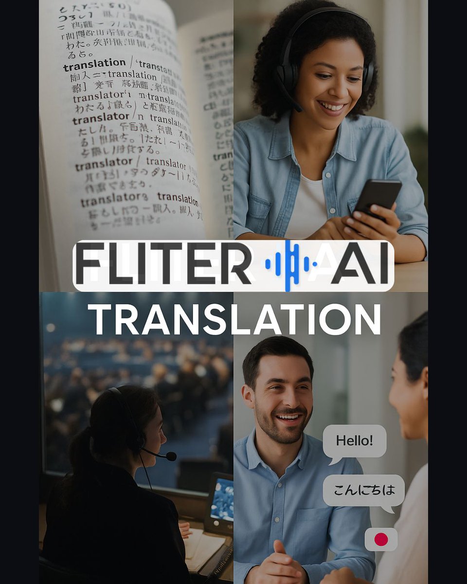 FliterAI95021's tweet photo. �� Break language barriers with https://t.co/qhnh2diFYq Translation — fast, accurate, and AI-powered.
Perfect for businesses, creators &amp; global teams.
🔗 Try https://t.co/6y6I21cdqT today!

#FliterAI #AITranslation #LanguageSolutions #TranslationTechnology #MultilingualSupport https://t.co/dC3qlBPICl