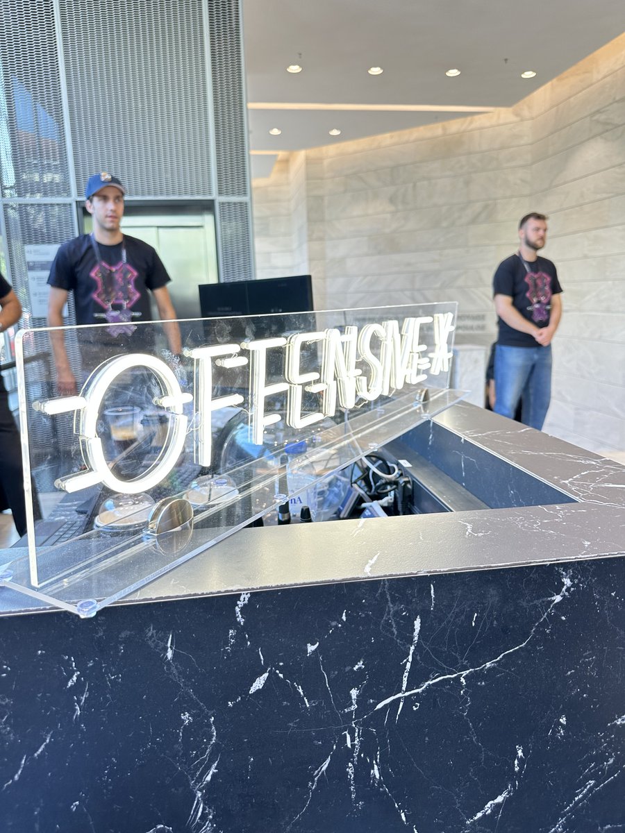 Hackcraft_labs's tweet image. 💡 Ethical hackers &amp;amp; great chats at #OffensiveX
🍻 Drinks + insights &amp;amp; nonstop energy
⚡ Proud platinum sponsor! Thanks for stopping by our booth!

Till next time: Play hard. Learn fast. Hack smart.
#OffensiveSecurity #Hackcraft