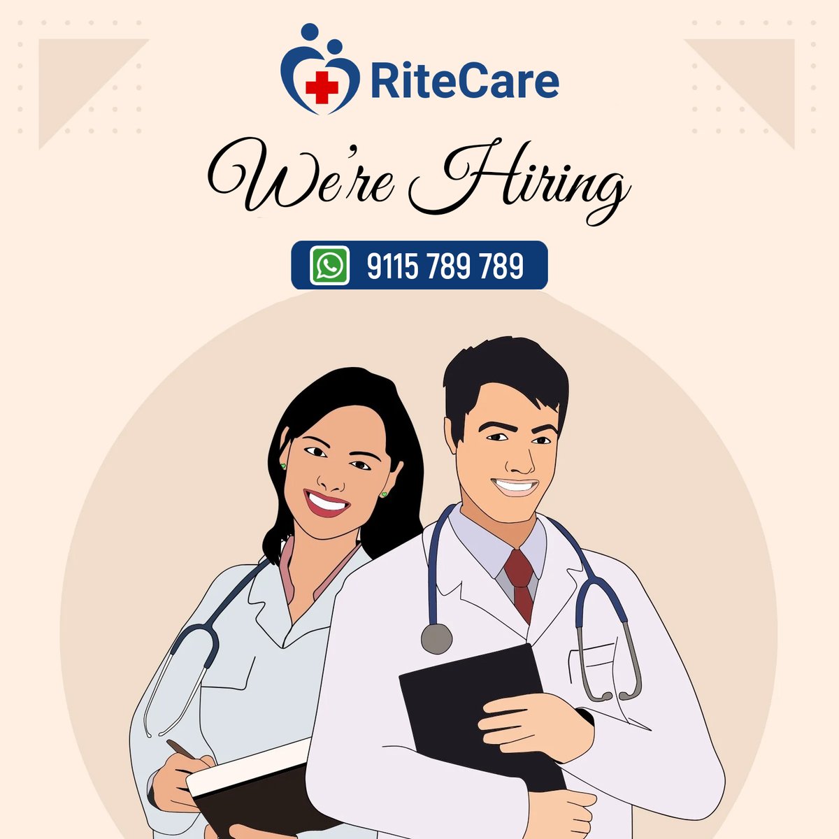 RiteCare4's tweet photo. 📢 We're Hiring 
🔹 Position: General Physician
🔹 Qualification: MD
🔹 Experience: 1–3 Years
📍 Location: RiteCare Clinic, KPHB, Hyderabad
📩 Apply at: hr@ritecare.in
📞 For Enquiries: +91 9115 789 789
🌐 Website: https://t.co/FBNudAIaVr
#RiteCareClinic #WeAreHiring https://t.co/ZTYiYKj3Ey