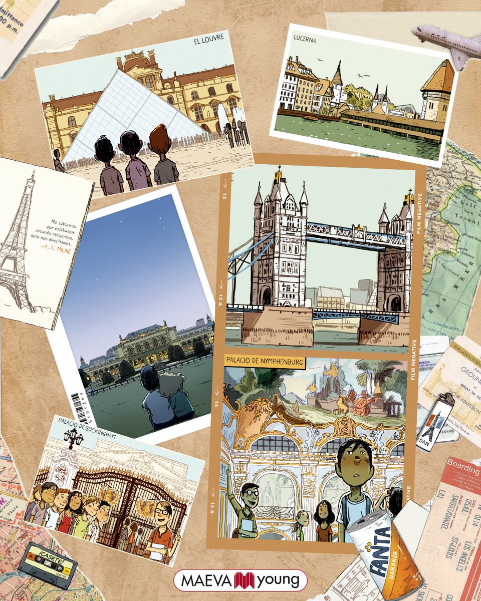 MAEVAyoung (@maevayoung) on Twitter photo 🌍✈️ ¡Verano y primeras veces!
¿Qué pasa cuando un viaje por Europa se convierte en una aventura inolvidable?
📖 En #SiempreHayUnaPrimeraVez, <a href="/dsantat/">Dan Santat</a> mezcla humor, nostalgia y la magia de descubrir el mundo por primera vez.
🧳 París, Londres, Múnich… ¡desde el sofá! 🌍✈️ ¡Verano y primeras veces!
¿Qué pasa cuando un viaje por Europa se convierte en una aventura inolvidable?
📖 En #SiempreHayUnaPrimeraVez, <a href="/dsantat/">Dan Santat</a> mezcla humor, nostalgia y la magia de descubrir el mundo por primera vez.
🧳 París, Londres, Múnich… ¡desde el sofá!