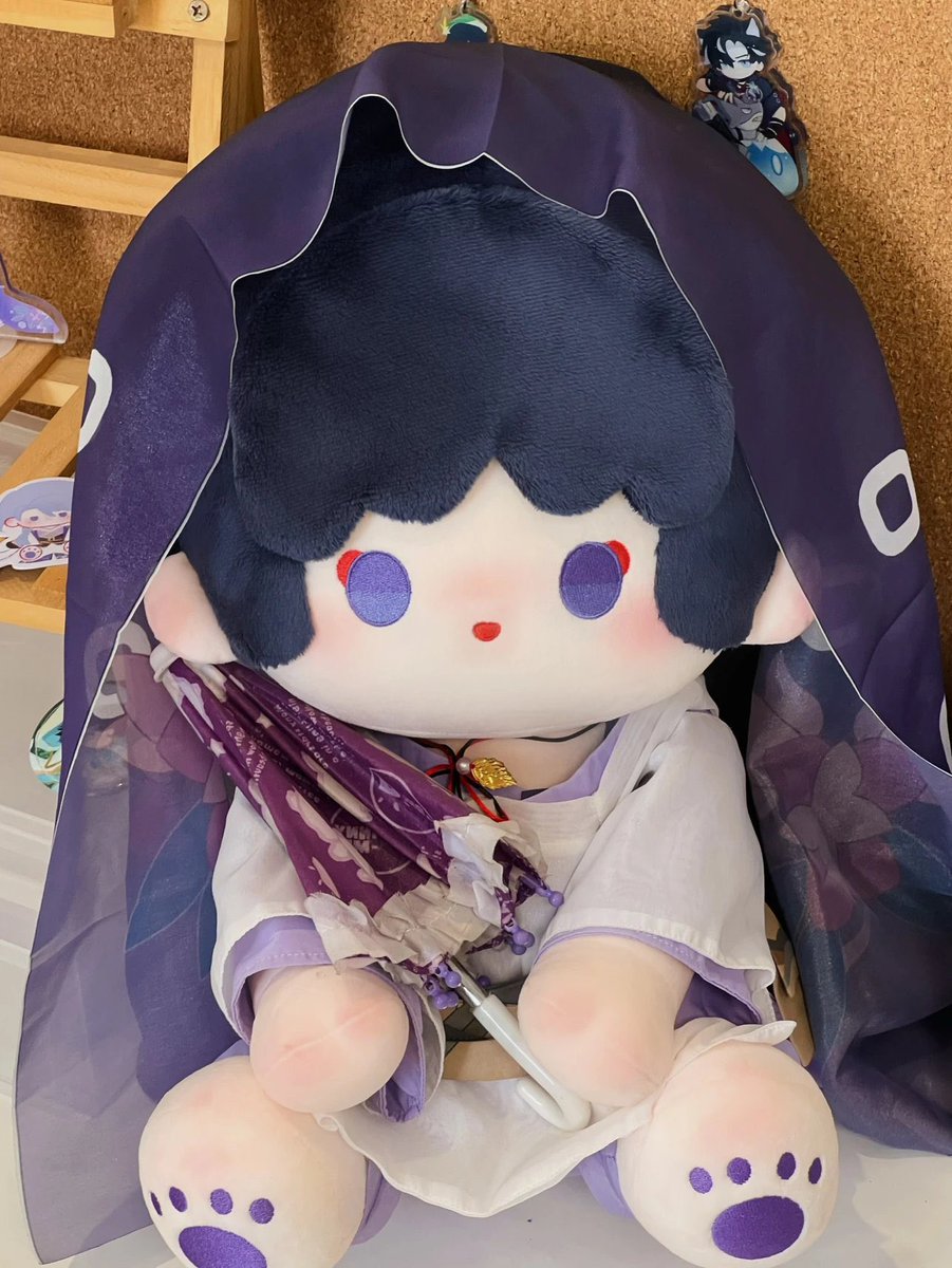 ʚ open po / pre-order  ɞ 
꒰ Genshin Impact 40cm Doll ’True Grape’ Scaramouche 🍇☂️ ꒱

🏷️ Price: IDR 295k
✅ DP: 225k
—• Kabukimono fullset clothes: +265k

✔️ bersih CH
🚚 shipping from JKT/BGR 🇮🇩
🌎 worldwide shipping 🆗
📩 DM for order! ♡
#warunggenshin #GenshinImpact