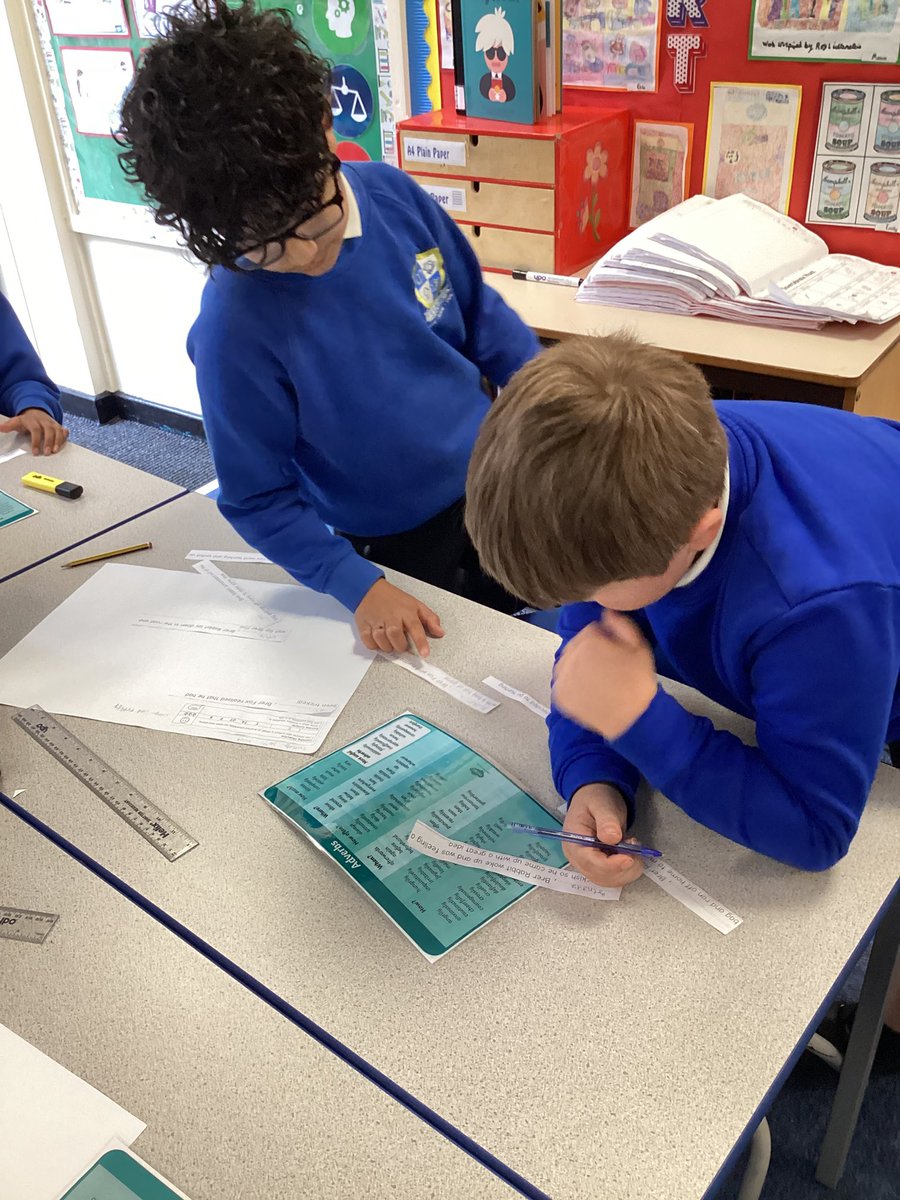 This morning in year 4, we are hunting for sentences and adding suitable fronted to them. Then we had to put the sentences in the order of the Brer Rabbit story.