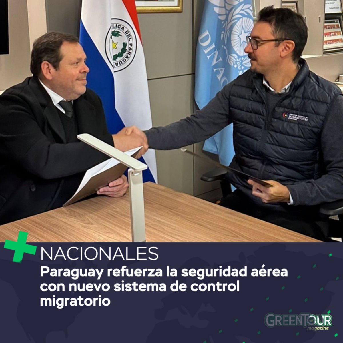 La Dirección Nacional de Migraciones y la Dirección Nacional de Aeronáutica Civil (DINAC) firmaron un acuerdo para implementar el sistema API/PNR, una herramienta tecnológica clave para fortalecer la seguridad en los aeropuertos del país. Este sistema permitirá analizar datos de