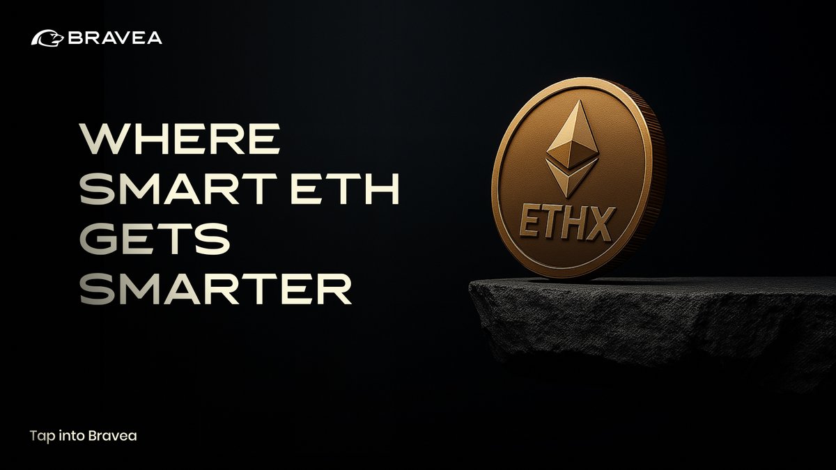 braveaprotocol's tweet photo. 🔐 Most protocols: "Stake and forget."
🧠 Bravea: "Stake and strategize."

$ETHX isn’t passive, it's programmable.
Your ETH now has superpowers.
DeFi just got a brain upgrade 🧬 https://t.co/XbALXnTYxd