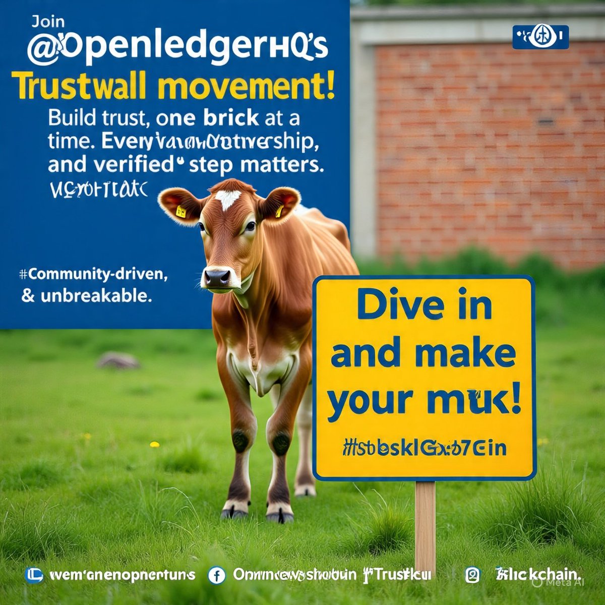 kazadose's tweet photo. Hey! Join @OpenledgerHQ
TrustWall movement! Build trust,
one brick at a time. Every action,
partnership, and verified step
matters. Community-driven,
strong & unbreakable. Dive in and
make your mark! 💪 #Openledger #TrustWall #Blockchain https://t.co/4FS6t9CRyu