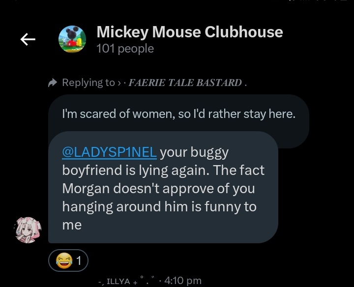 LADYSP1NEL's tweet photo. he is NOT my boyfriend. https://t.co/5SJPCHJ1RZ