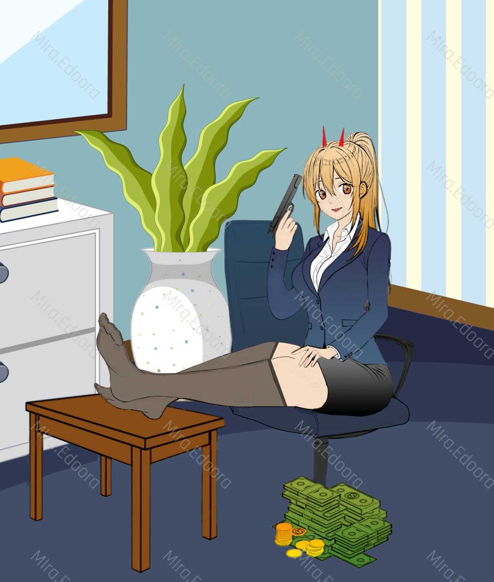 She doesn't run the office.
She owns it. 💼💰🔫
#AnimeArt #BossGirl #OriginalCharacter
