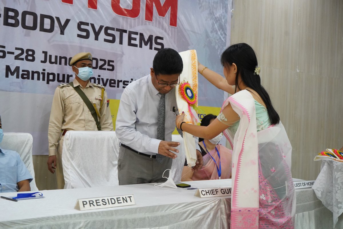📢 International Conference on Quantum Many-Body Systems
📅 26 June 2025
🏛️ Organised by Dept. of Physics, Manipur University
🔬 A gathering of experts to explore emerging frontiers in quantum science. #QuantumPhysics #ManipurUniversity #Research #Conference