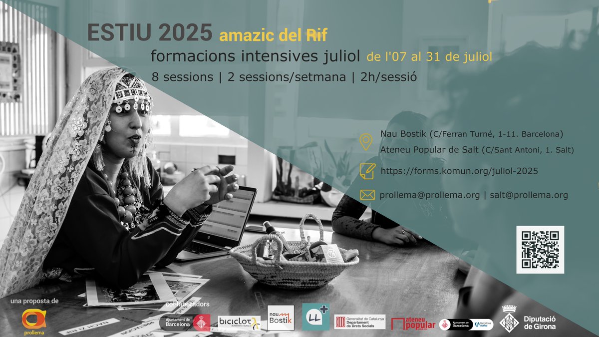 a la 'formació INTENSIVA juliol' podem conèixer l'ampli espectre de les llengües parlades i escoltades al Magrib #àrab #darija #tamazight #tarifit

inicial + oral | del 07 al 31 de juliol | 2 sessions/setmana | 2 h/sessió | matins i tardes | BCN i Salt

📝 tuit.cat/F82Vw