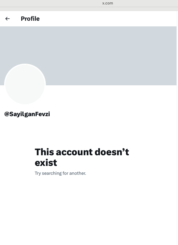 Yolsuzluklarını, Dışişlerini ve Sendikayı aynı anda soymasını, diplomatik skandallarını, ırkçılığını, Hitler hayranlığını ortaya çıkardığım genç "diplomatımız" Fevzi Sayılgan, X alemini terketmiş.
İlgili videom:
youtube.com/watch?v=zk57se…