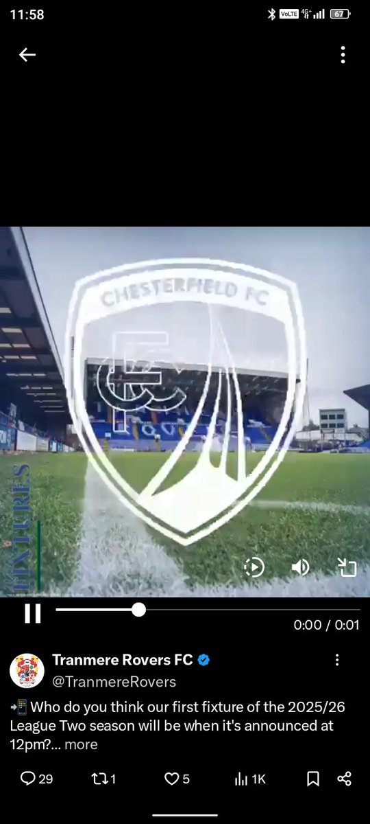 trfcstu1's tweet photo. @TranmereRovers Home https://t.co/8uC48wOQ3f