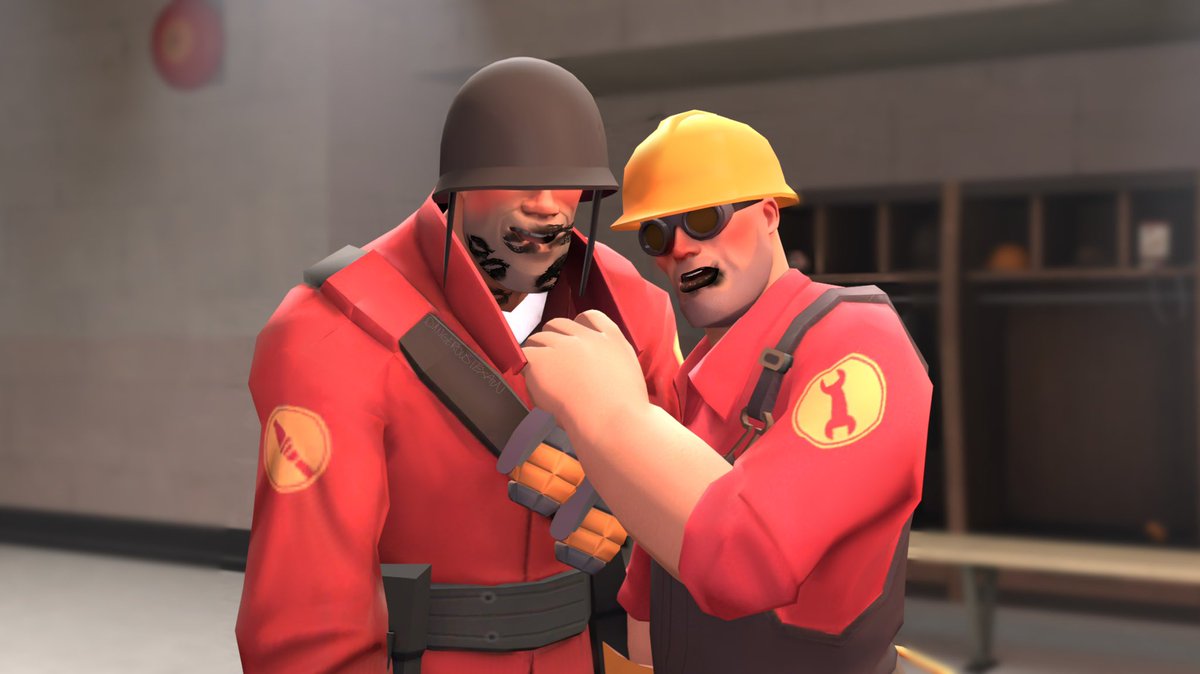 texan_dangerous's tweet photo. I had to #tf2 #helmetparty https://t.co/SKOvZ3wxhI