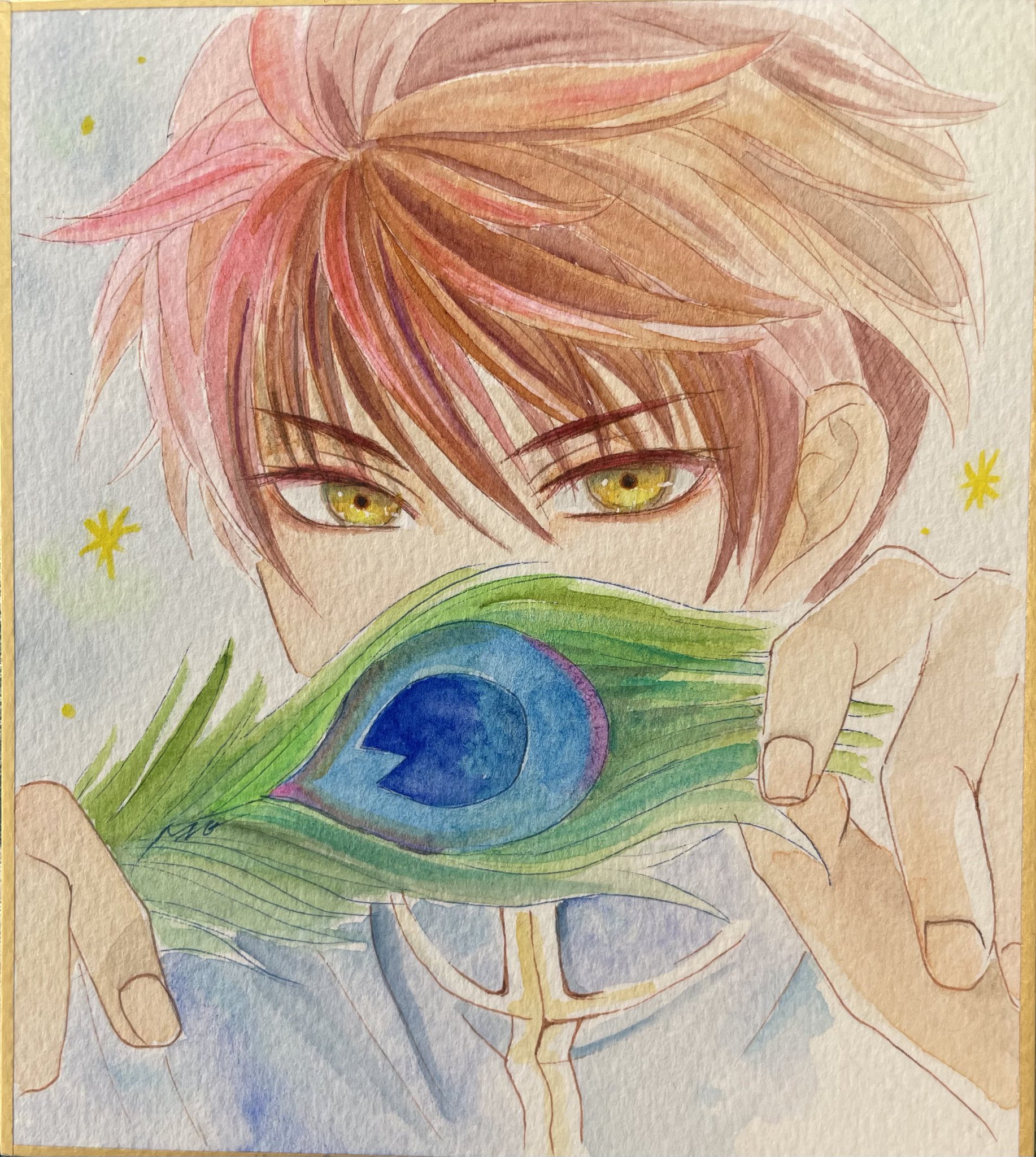 水彩画　モロッコの子供達 水彩画 モロッコの子供達 【公式通販】