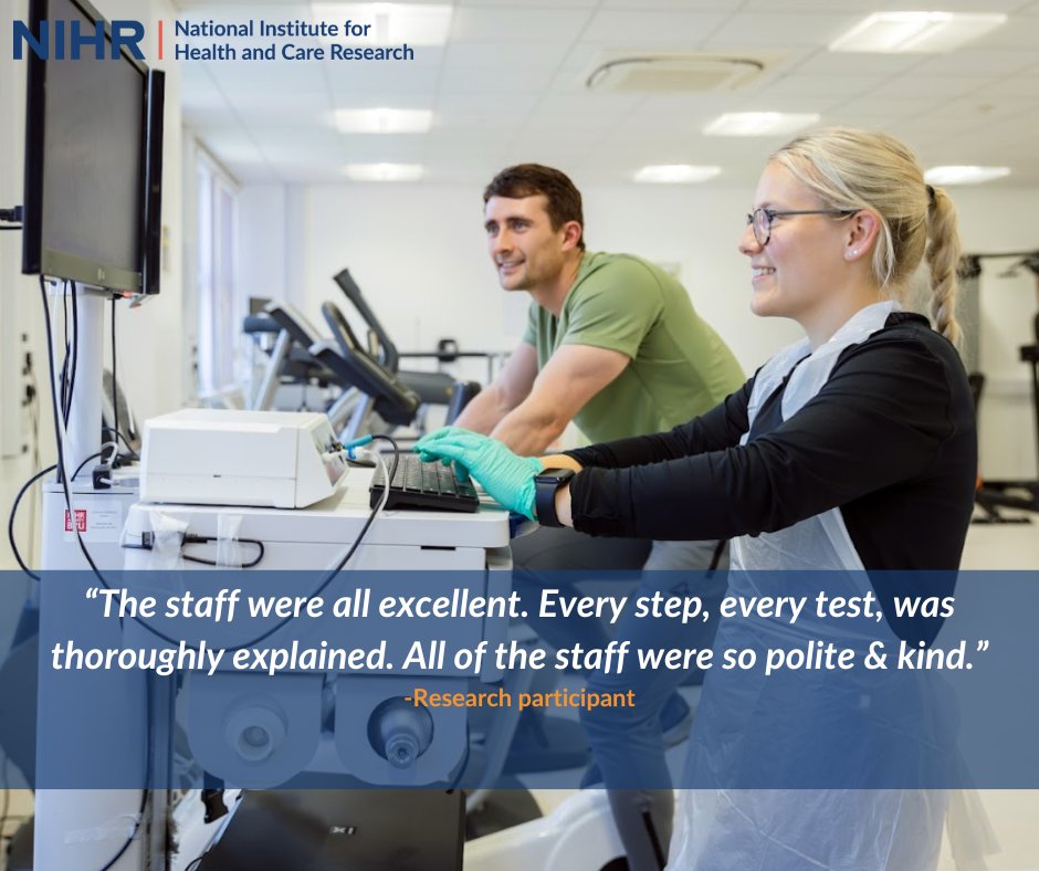 crdc_ln's tweet image. If you sign up to take part in #health #research then you will be looked after by our expert team.

A recent participant said: “The staff were excellent. Every step, every test was thoroughly explained. All of the staff were so polite &amp;amp; kind.”

Learn more: nihr.ac.uk/about-us/what-…