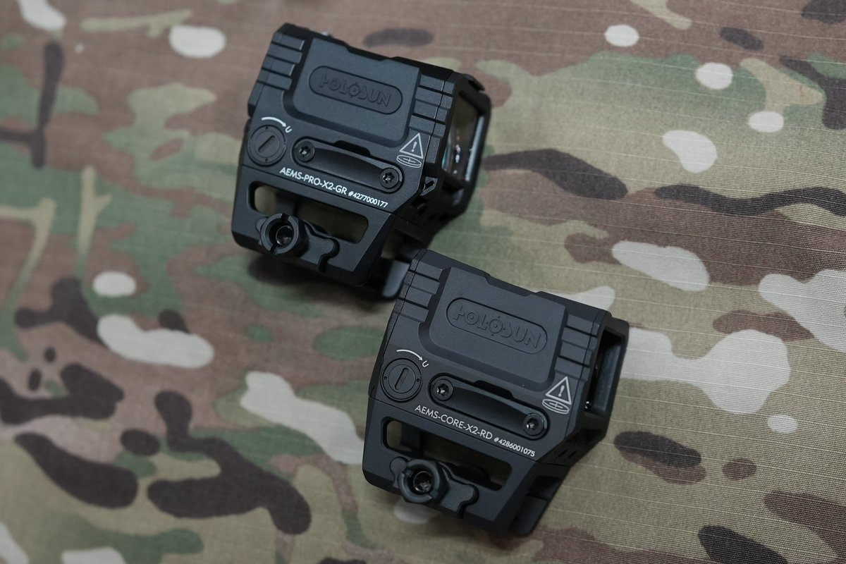 jkarmy_int's tweet photo. Holosun X2 Series New AEMS red dot
AEMS CORE X2 / AEMS PRO X2
now at JK 🔥
#holosun #aems #aemsx2 #reddot #optic https://t.co/y5xulVZ4dq