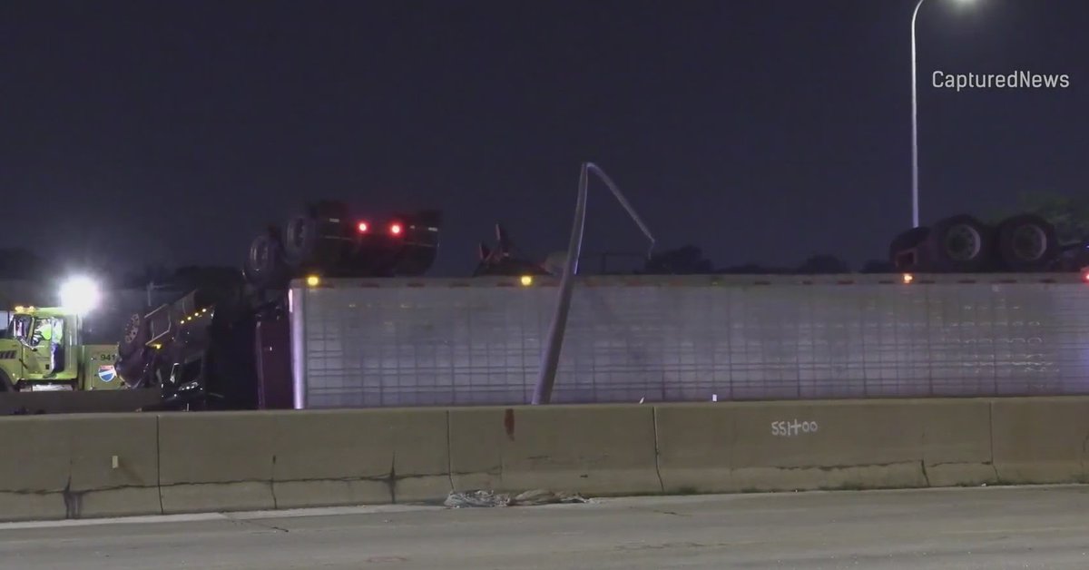 WGN Morning News (@wgnmorningnews) on Twitter photo TRAFFIC ALERT: Major delays on Kennedy Expressway this morning, with OB express lanes and 2 local IB lanes closed after fatal semi rollover late last night. Follow <a href="/CourtSpinelliTV/">Courtney Spinelli</a> for traffic updates.
READ MORE: wgntv.com/news/traffic/d… TRAFFIC ALERT: Major delays on Kennedy Expressway this morning, with OB express lanes and 2 local IB lanes closed after fatal semi rollover late last night. Follow <a href="/CourtSpinelliTV/">Courtney Spinelli</a> for traffic updates.
READ MORE: wgntv.com/news/traffic/d…