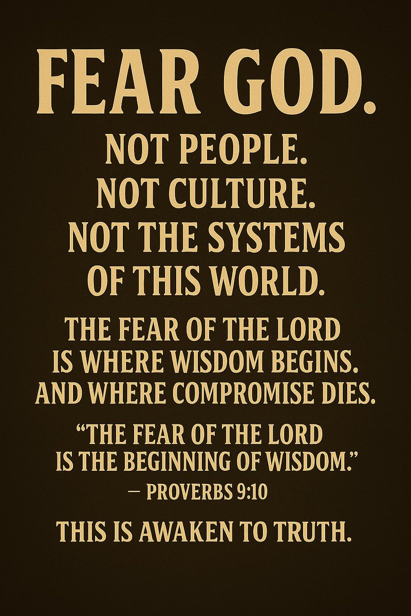 AwakenTo_Truth's tweet image. Proverbs 9:10
#AwakenToTruth #JesusIsGod #KingdomofGod