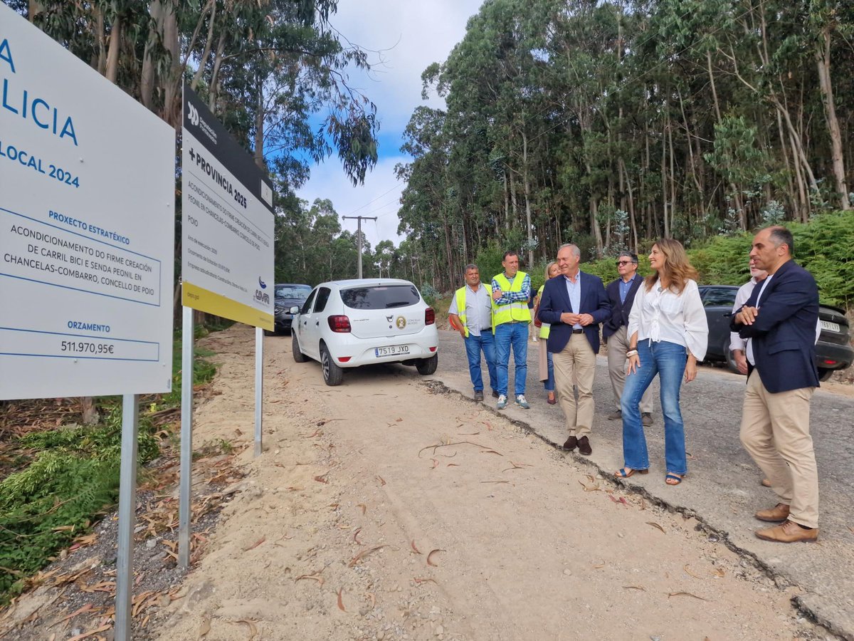 PrietoVisoN's tweet image. Fomentamos a mobilidade sostible no Concello de #Poio coa creación dun carril bici e unha senda peonil entre Chancelas e Combarro
Trátase dun dos 20 proxectos estratéxicos que apoiamos desde a @Xunta na última orde de axudas e xa publicamos a convocatoria deste ano por 8,5M€