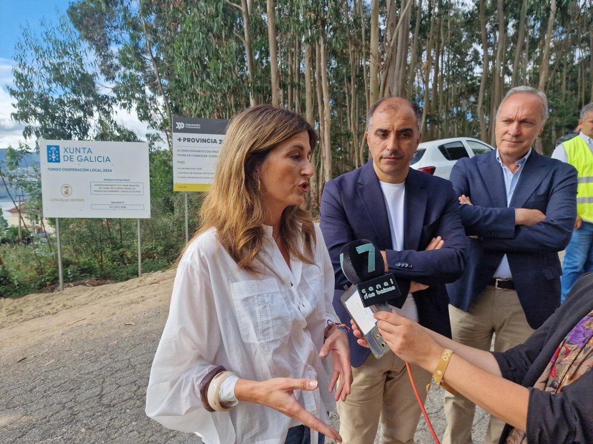 PrietoVisoN's tweet image. Fomentamos a mobilidade sostible no Concello de #Poio coa creación dun carril bici e unha senda peonil entre Chancelas e Combarro
Trátase dun dos 20 proxectos estratéxicos que apoiamos desde a @Xunta na última orde de axudas e xa publicamos a convocatoria deste ano por 8,5M€