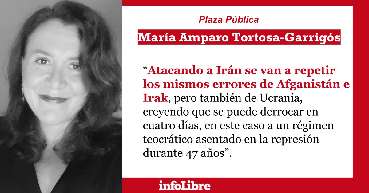 'El avispero iraní', la columna de María Amparo Tortosa-Garrigós ow.ly/Lh1z50WgCuH