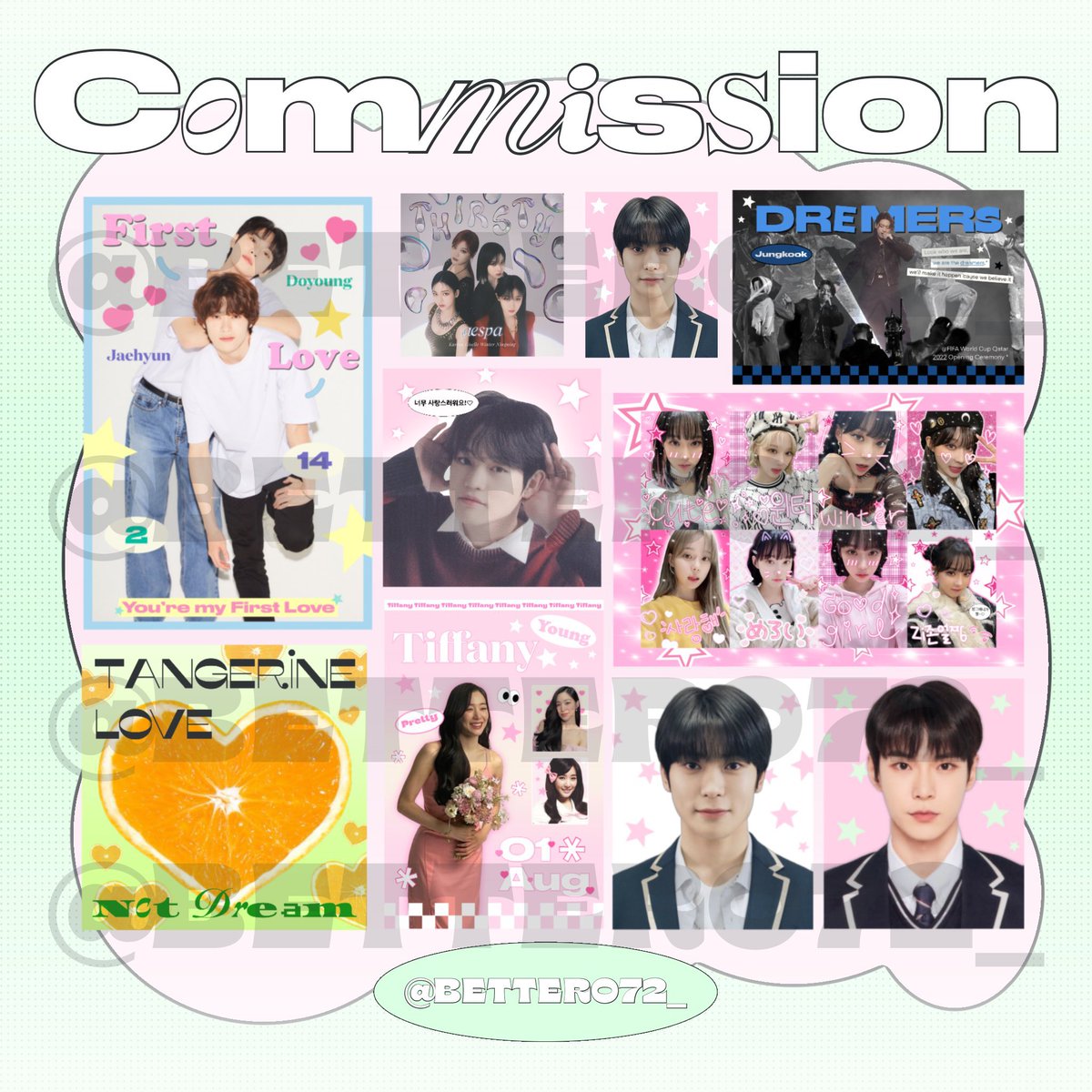 BETTER072_'s tweet photo. 🫧 𝒞ms 0p3n ❤︎ 🐬 〰️ 🍒
☆◞🍄₊˚ Commission open ◞🍀₊ °
 𓂃 ✳︎ รับออกแบบต่างๆ ★☆★
สนใจสอบถามเพิ่ม DM เลยคับ ✿˘˘✿
꒰ #รับออกแบบ #รับออกแบบโปสเตอร์ #รับออกแบบgiveaway #รับออกแบบของแจก ꒱ https://t.co/dCPJvmWAcY