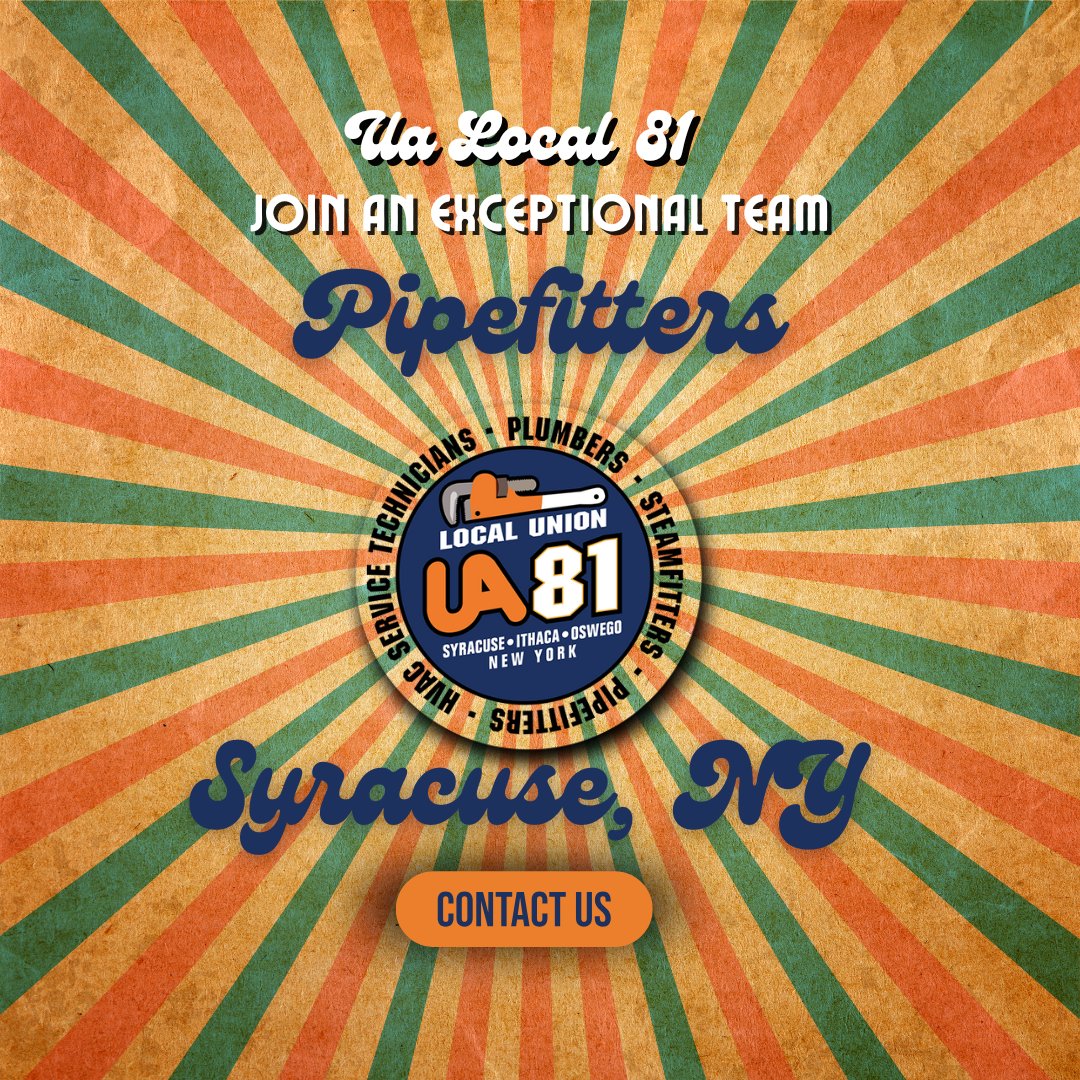 UA_Local_81's tweet image. You’ve earned your #skill. Now claim what it’s #worth. #Respect. #Pay. #Pride. You can have these #benefits and be a part of an #exceptional #team, #contact us about #careers for #experienced #Pipefitters:   bit.ly/4erqLr1 #Syracuse #NewYork #Careers #Trades