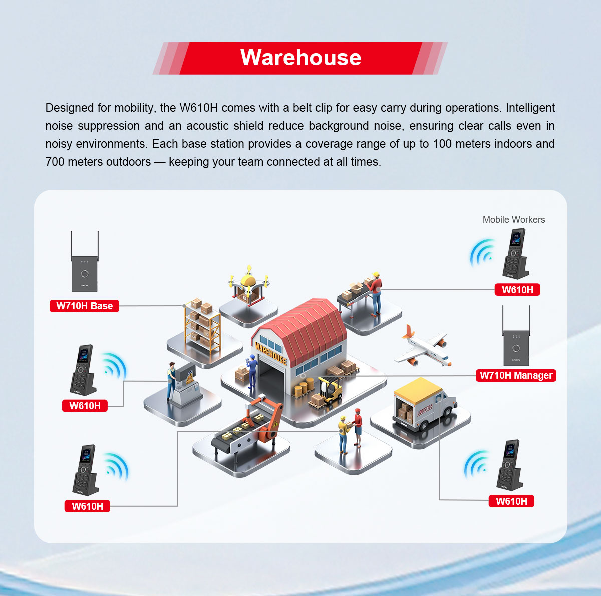 🌐 LINKVIL Cordless Multi-cell System — Built for Complex Environments!

Experience reliable communication with features like:
✅ Long-range coverage
✅ Seamless roaming
✅ Extended talk &amp; standby time

🔍 Learn more: lnkd.in/gP2vUDue

#Fanvil #LINKVIL #CordlessSystem