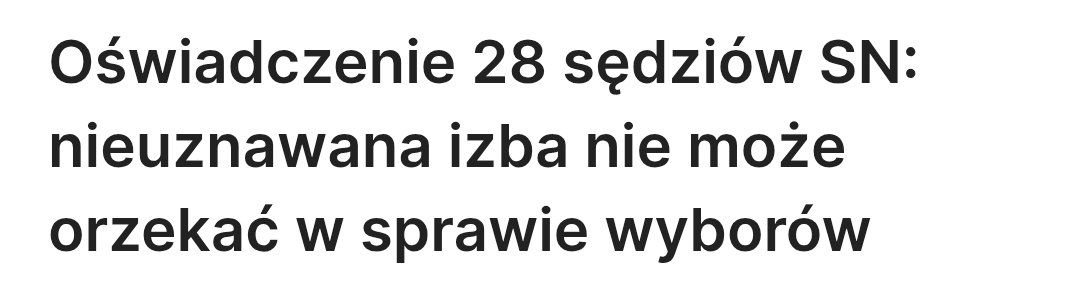 Najwyżej 28 sędziów wykazało się kwalifikacjami do zasiadania w Sądzie Najwyższym.
Co z pozostałą setką 
(albo sektą)?