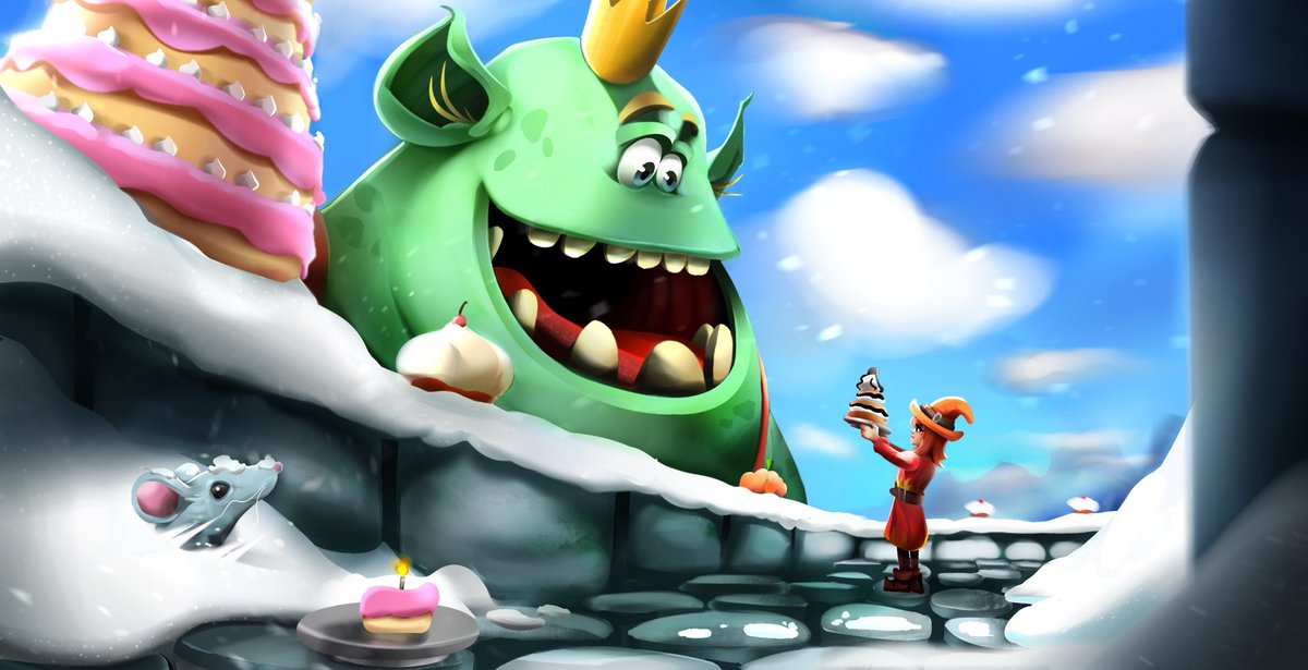 Everyone deserves cake 🍰 <a href="/Wizard101/">Wizard101</a> #Wizard101 #fanart
