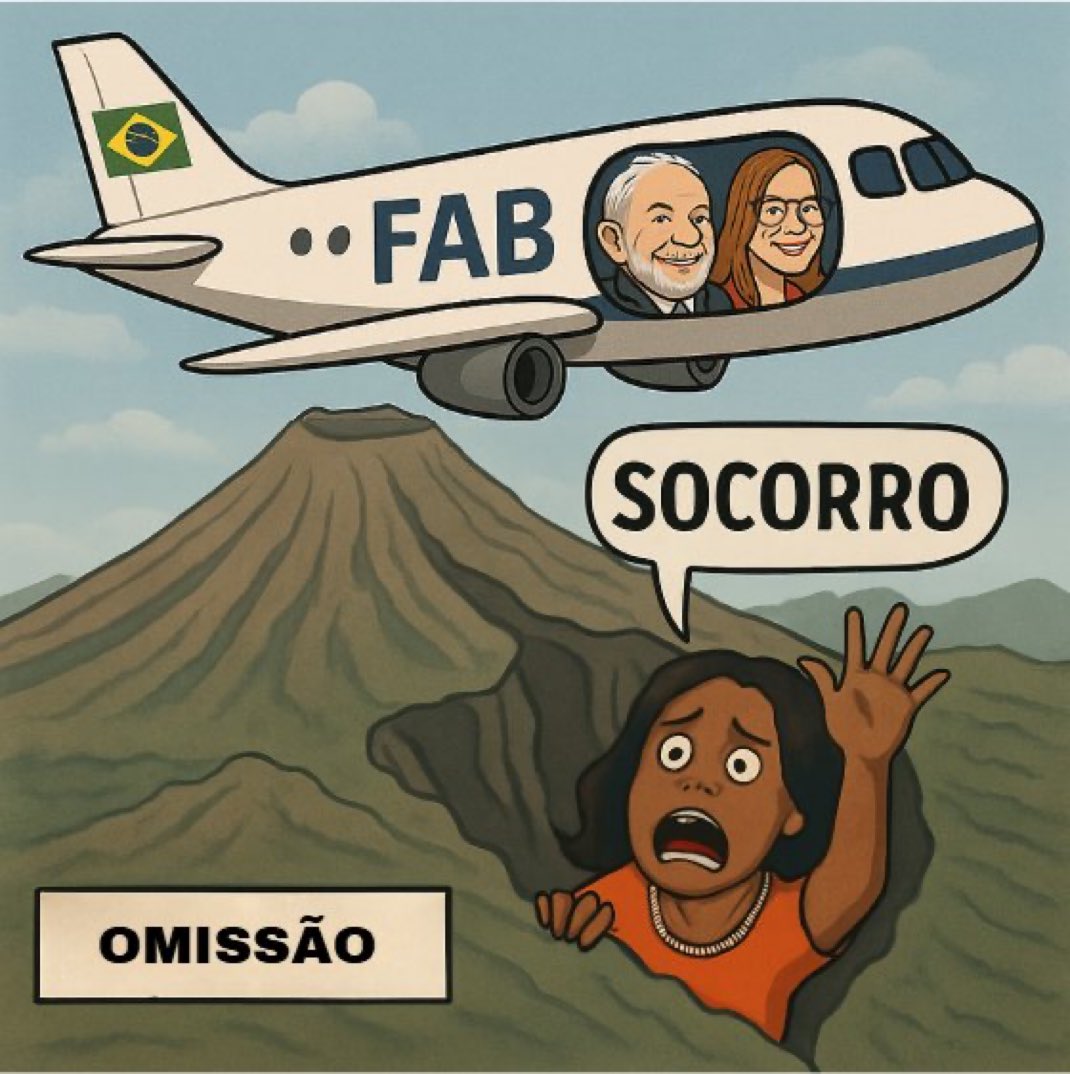 ELE NÃO  enviou nenhuma ajuda para o seu resgate 💔

O povo brasileiro está abandonado. Vocês conseguem enxergar agora?
Não interessa se você fez o L ou não. Você está abandonado.

Não interessa se você é pró Palestina ou não eles vão eliminar você.