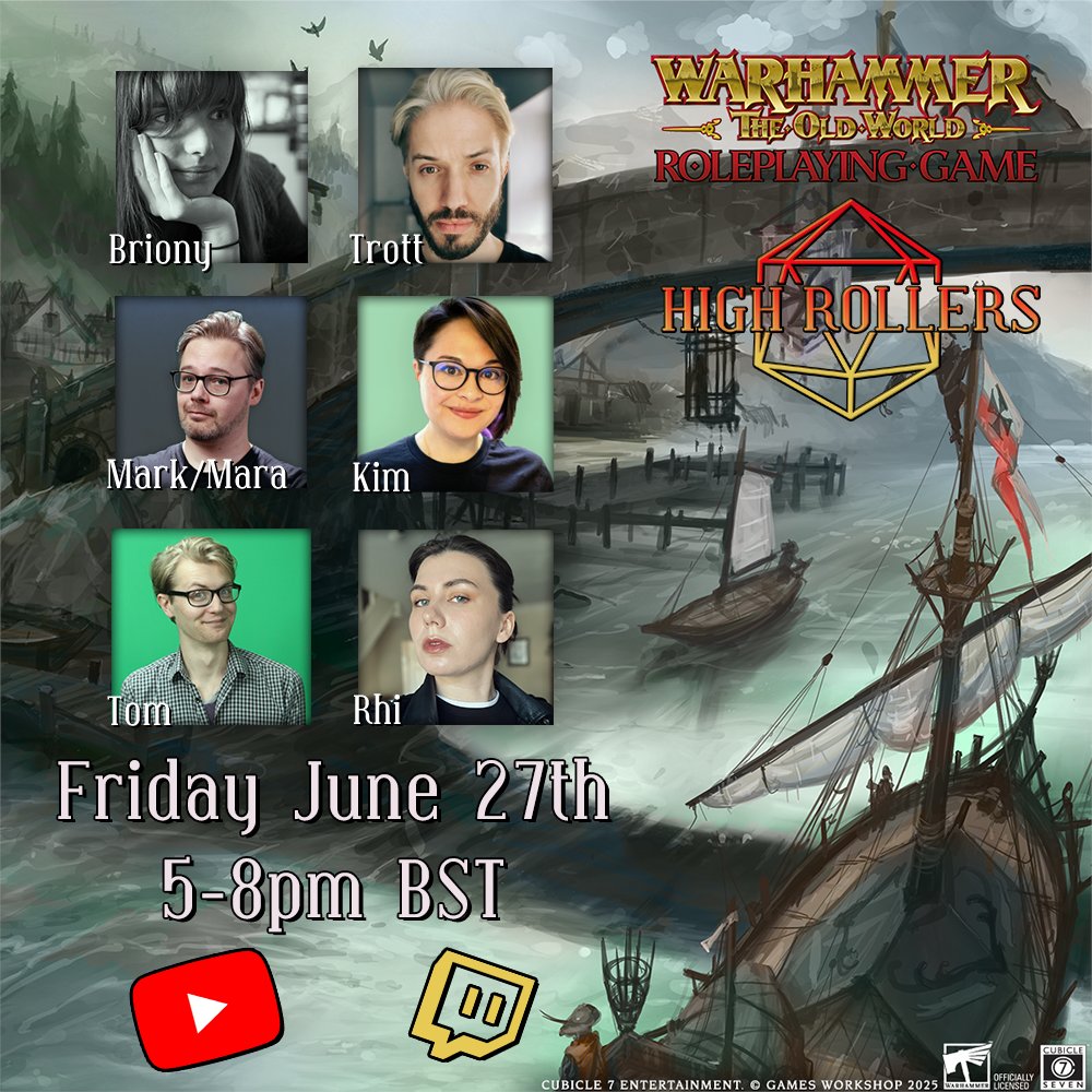 cubicle7's tweet photo. Warhammer: the Old World Roleplaying Game - @HighRollersDnD Live Action Roleplay. Pre-order here: https://t.co/bhZZEBLaKd

#warhammer #oldhammer #warhammercommunity #cubicle7 #ttrpgs #theoldworld #gamesworkshop #tabletoproleplay https://t.co/hoY4Gb279n