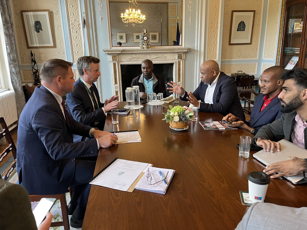 Irish Embassy Pretoria (@irlembpretoria) on Twitter photo Ireland’s Minister for International Development, <a href="/nealerichmond/">Neale Richmond</a> briefing journalists from 🇿🇦🇳🇬🇹🇿 on Ireland’s development aid strategy for 🌍this morning, underlining that unlike other countries,🇮🇪will not be cutting its aid budget. #AITH2025
Read more: ireland.ie/en/irish-aid/ Ireland’s Minister for International Development, <a href="/nealerichmond/">Neale Richmond</a> briefing journalists from 🇿🇦🇳🇬🇹🇿 on Ireland’s development aid strategy for 🌍this morning, underlining that unlike other countries,🇮🇪will not be cutting its aid budget. #AITH2025
Read more: ireland.ie/en/irish-aid/