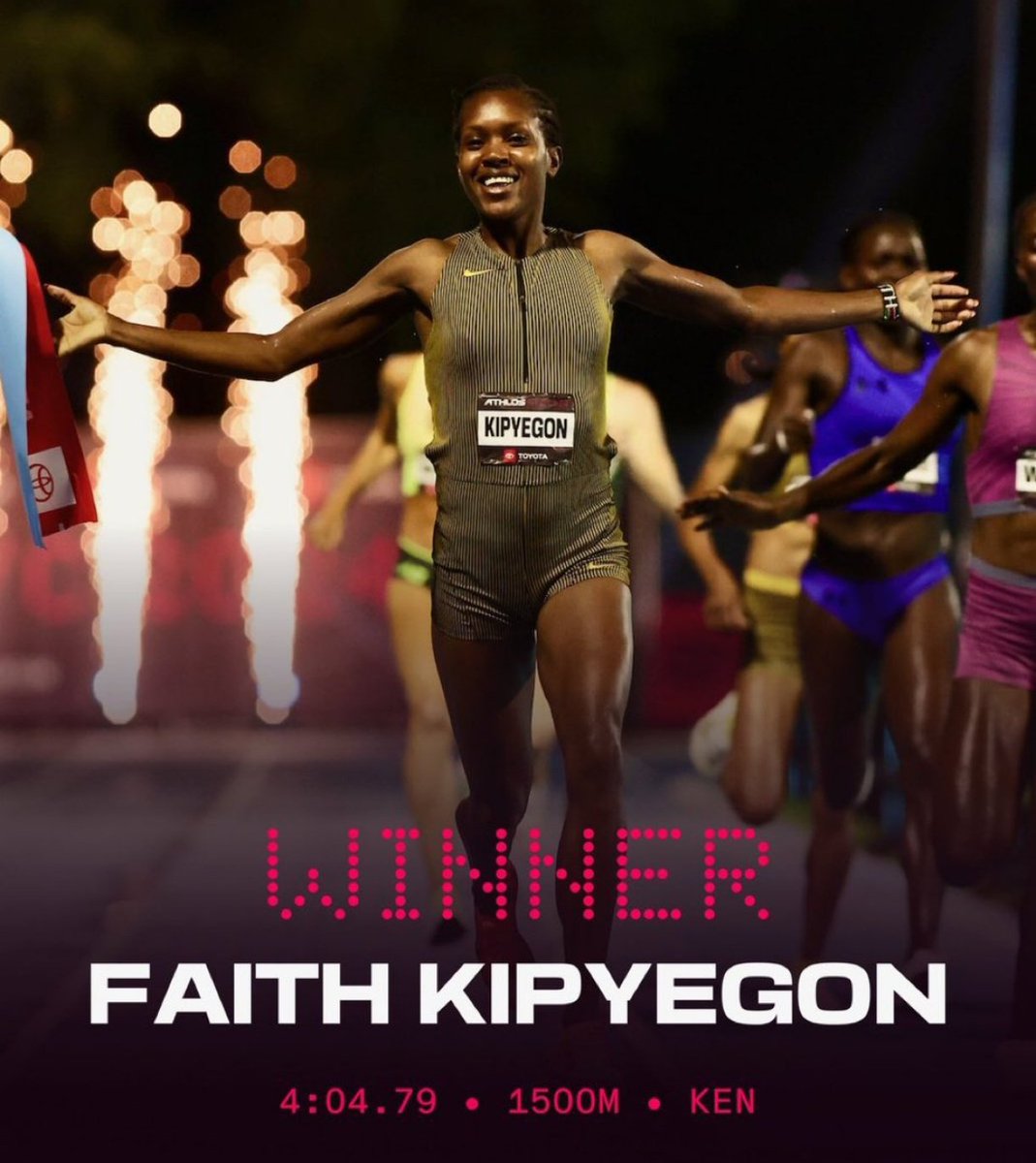 CaitlinPepeC's tweet image. Queen of the track
First of her name
Faith Kipyegon,EGH!
#FaithOverFear 
#Under4
#NikeFam 

@Nike @Kipyegon_Faith