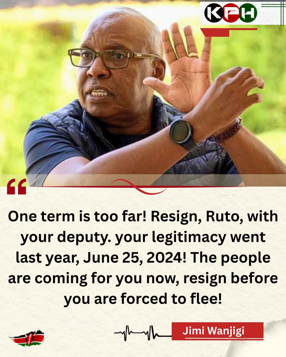 Perfectly said, Jimi Wanjigi.. INJECT! 💉#RutoMustGo