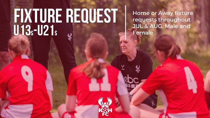 Brandon Bevins (@bevinsbrandon_) on Twitter photo 🏟️| Additional Fixtures
Our U16s Girls are looking for additional fixtures on either Saturdays or midweeks throughout July & August.
If you’re interested please fill in the form via the link or alternatively contact the team: academy@harriers.co.uk
🔗 - linktr.ee/harriersacademy 🏟️| Additional Fixtures
Our U16s Girls are looking for additional fixtures on either Saturdays or midweeks throughout July & August.
If you’re interested please fill in the form via the link or alternatively contact the team: academy@harriers.co.uk
🔗 - linktr.ee/harriersacademy