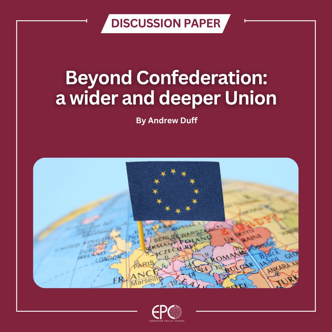European Policy Centre (@epc_eu) on Twitter photo 📄Beyond Confederation: a wider and deeper Union
<a href="/AndrewDuffEU/">Andrew Duff</a> argues for a fast-track entry into the EU for Ukraine & treaty amendments, drafted by an independent group of experts, that would give the Union flexibility through a more federal approach.
🔗epc.eu/publication/be… 📄Beyond Confederation: a wider and deeper Union
<a href="/AndrewDuffEU/">Andrew Duff</a> argues for a fast-track entry into the EU for Ukraine & treaty amendments, drafted by an independent group of experts, that would give the Union flexibility through a more federal approach.
🔗epc.eu/publication/be…