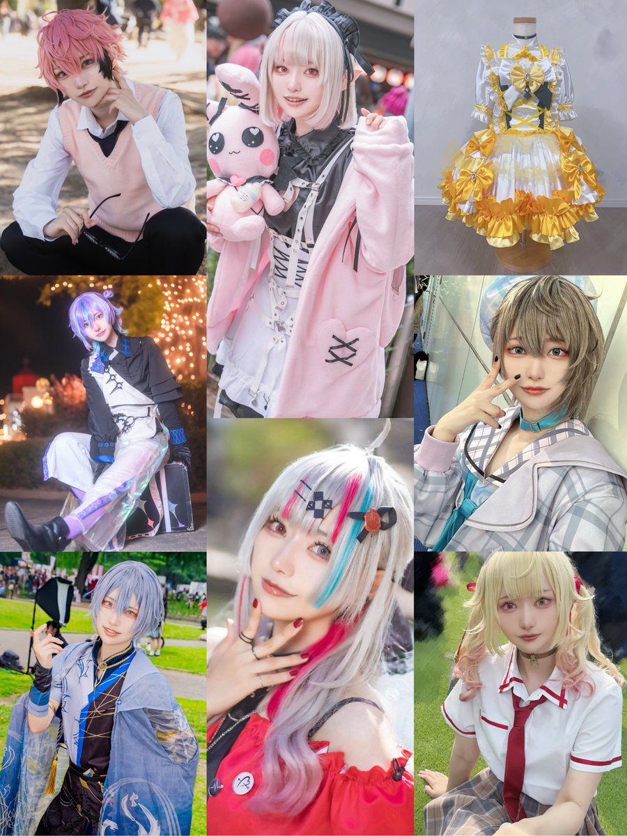 流行りにのって❣️
関東も関西もいく東海レイヤー🥳
前知識なしで急に🌈にどかハマりした🔰、男女問わずいろんなライバーさん覗いてます👀
一緒に遊んでくれるお友達欲しいですᐡ ̳ᴗ  ̫ ᴗ ̳ᐡ
 #にじさんじレイヤーさんと繋がりたい
 #相互さんの相互さんと繋がりたい