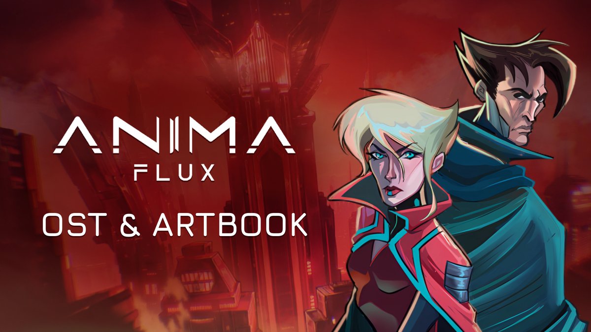 June 26. Two DLCs. One deeper dive into Anima Flux
store.steampowered.com/bundle/55797/A… 

🥳Digital Artbook + Original Soundtrack hit #Steam  today! 🥳
Explore the vision. Hear the atmosphere. Complete the experience.  

#AnimaFlux #DLC #metroidvania #indiegame #artbook #soundtrack