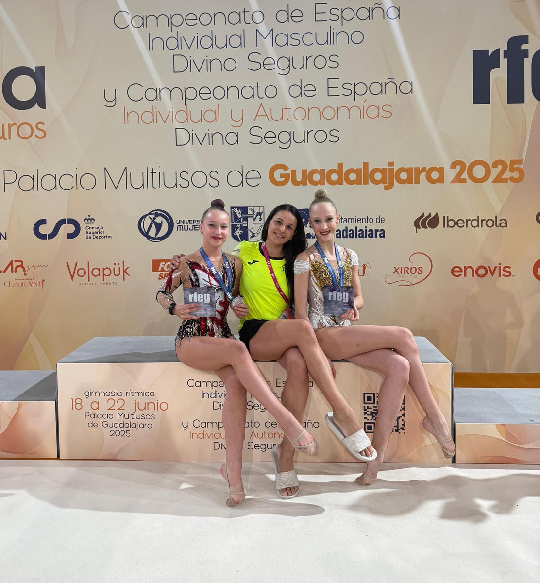 leadernewspaper's tweet image. Three Silvers and a Bronze at Nationals for Jennifer Colino Rhythmic Gymnastics Club theleader.info/2025/06/26/thr… via @leadernewspaper
