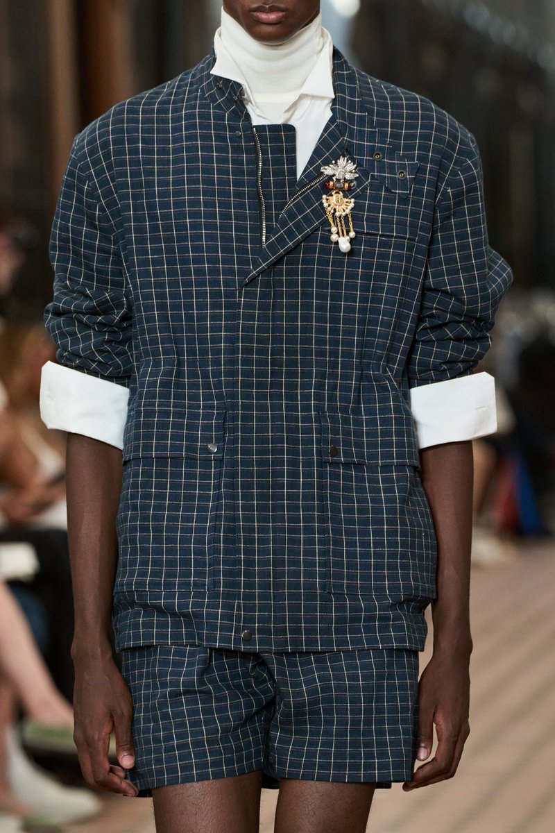 mightbechule's tweet photo. Wales Bonner SS26 Menswear: Brooch Details. https://t.co/6aP6zDNfGN