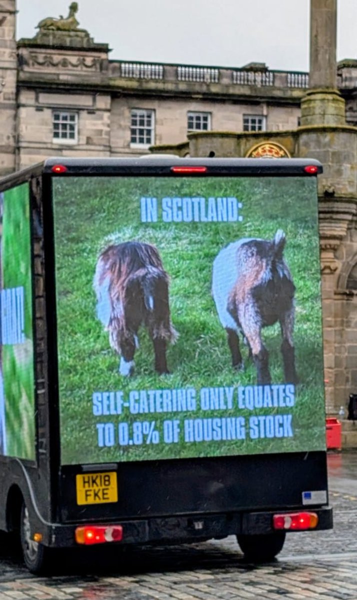 They have got to be kidding if they think shutting down locally owned &amp; operated self-catering solves any of our existential affordable housing problem. Politicians need to wake up and stop scapegoating a vital sector of the Scottish economy. #SaveSC