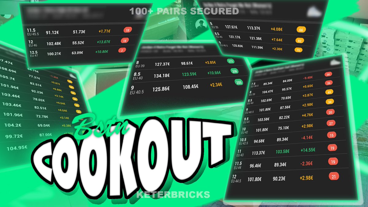 Verwundert warum nur noch die uninteressanten Größen da waren? Early Sale Infos sind nur 1 von 1000 Dingen die KeterBricks besser machen!
#1 IN THE GAME 💚👨🏼‍🍳