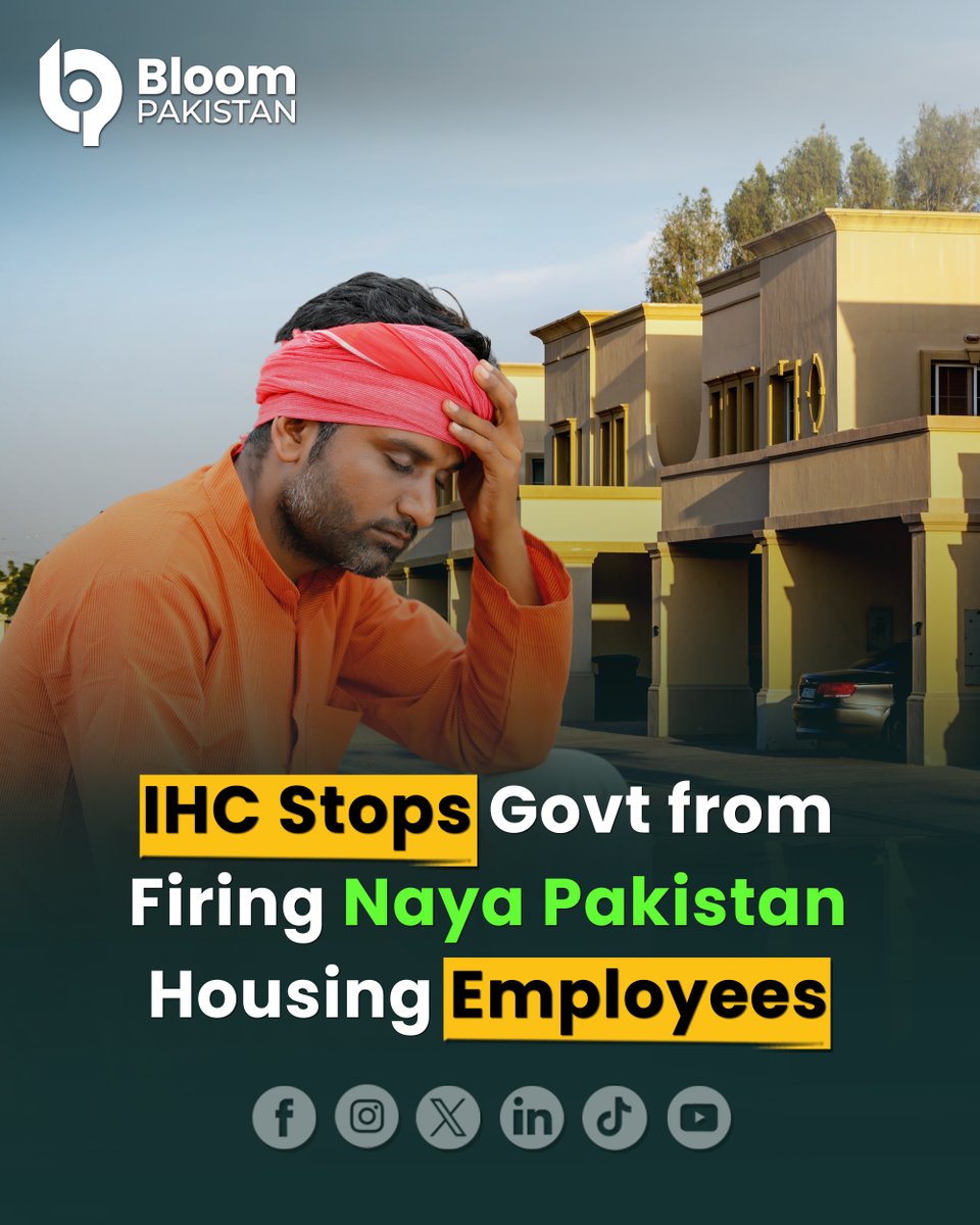 bloom_pakistan's tweet image. IHC Stops Govt Plan to Fire Naya Pakistan Society Employees

Read More:
bloompakistan.com/ihc-stops-govt…

#BloomPakistan @GovtofPakistan  #IslamabadHighCourtBarAssociation #IHCRuling #NayaPakistanHousing #EmployeeRights #GovtJobs #PakistanNews #IHCUpdates #CourtOrder