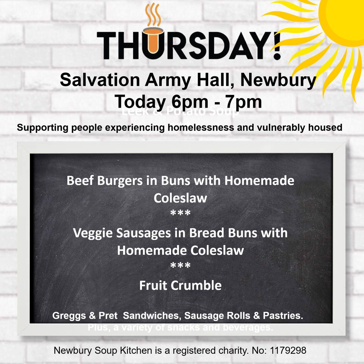 Thursdays are when we come together, sit, catch up, eat yummy food and if time allows play a game of dominoes or two. Pop and see us, you will be welcomed with a friendly smile and the kettle will be on ready. 😊
