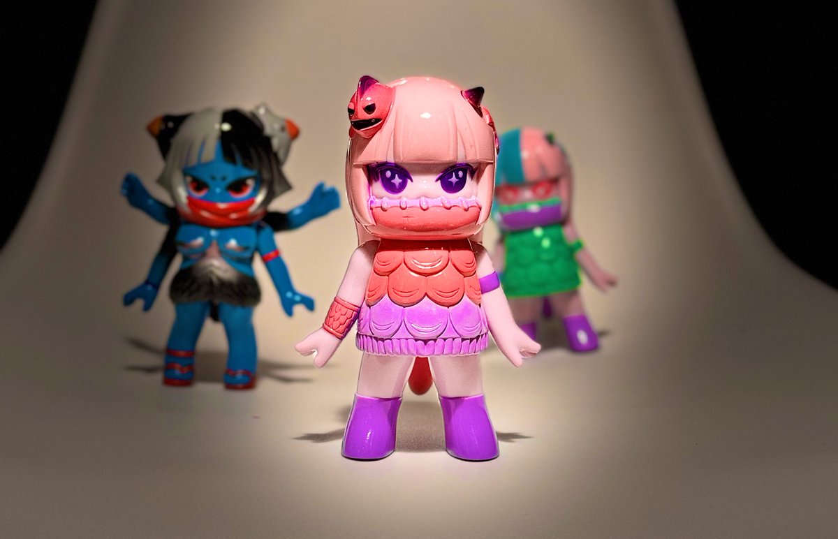 ビヨビ🐟👁️🐟 #sofvitokyo #p9toys #アマビエちゃん #ヨゲンちゃん