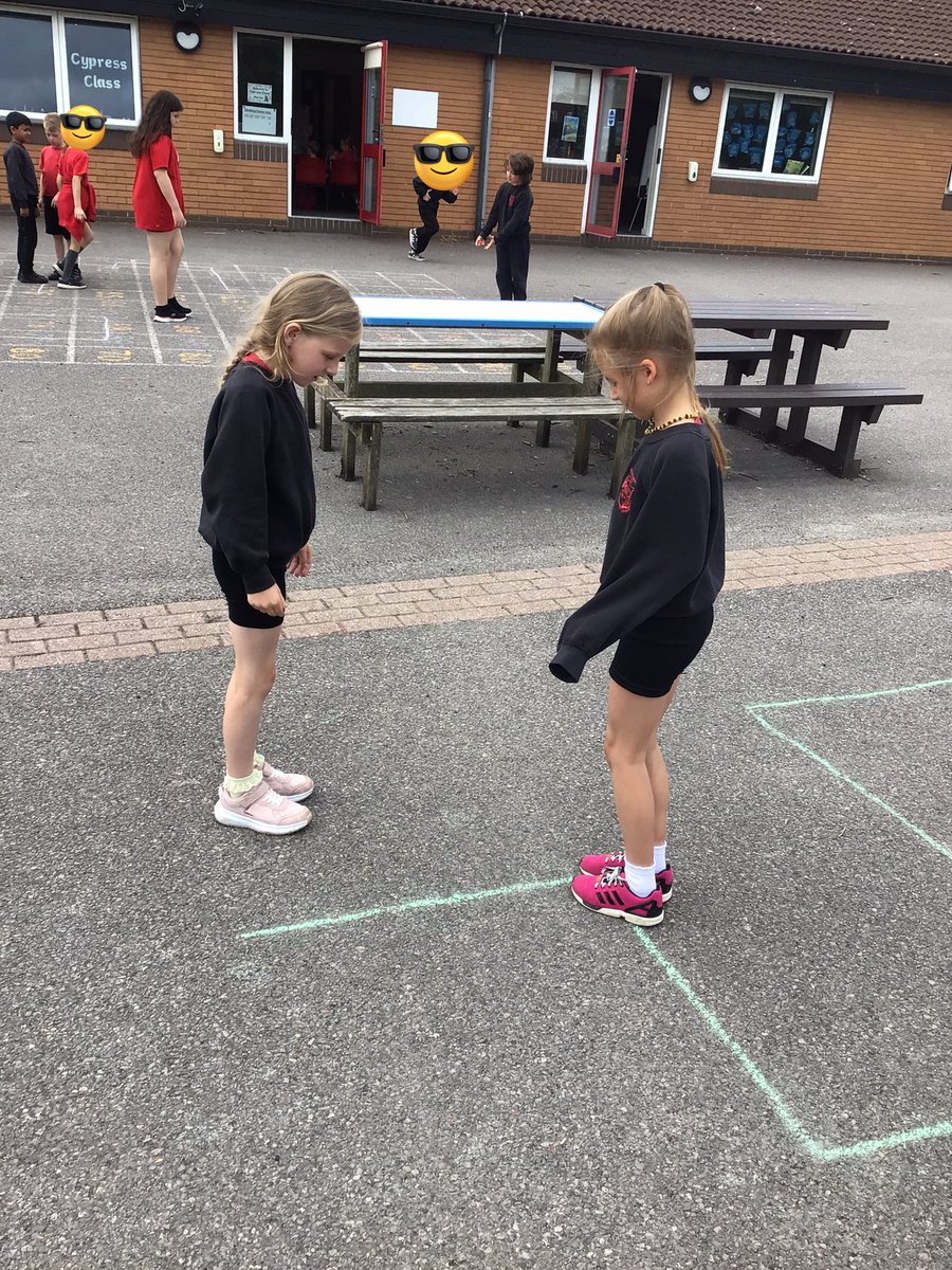 SPS_Year_3's tweet photo. We put our directional #maths language to the test today and guided our partner around a course. Some of us even managed to do it with our eyes closed! The key language used was: quarter turn, half turn, three quarter turn, full turn and clockwise and anti-clockwise. https://t.co/hQvHYts4pf