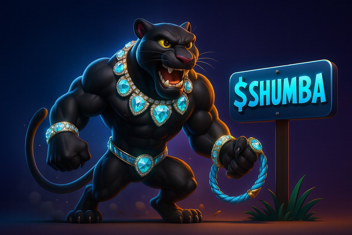 Wesley_crypto's tweet photo. @tvbzify $SHUMBA !

A FIERCE black panther’s prowling Bulgaria, dodging cops like it’s GTA! 🚓💨  

Panthers are the NEW ALPHA! 🐆💥  

CA
xYf8cjotHdN5ZpRVh5D5H3jtdGAngdTaNeWAMS2i7Kd  

#Solana #CryptoPanther #GreenCandleSZN #DegenVibes #Shumen #Bulgaria #MoonOrBust 🐾💪 https://t.co/qQVsSRpmdw