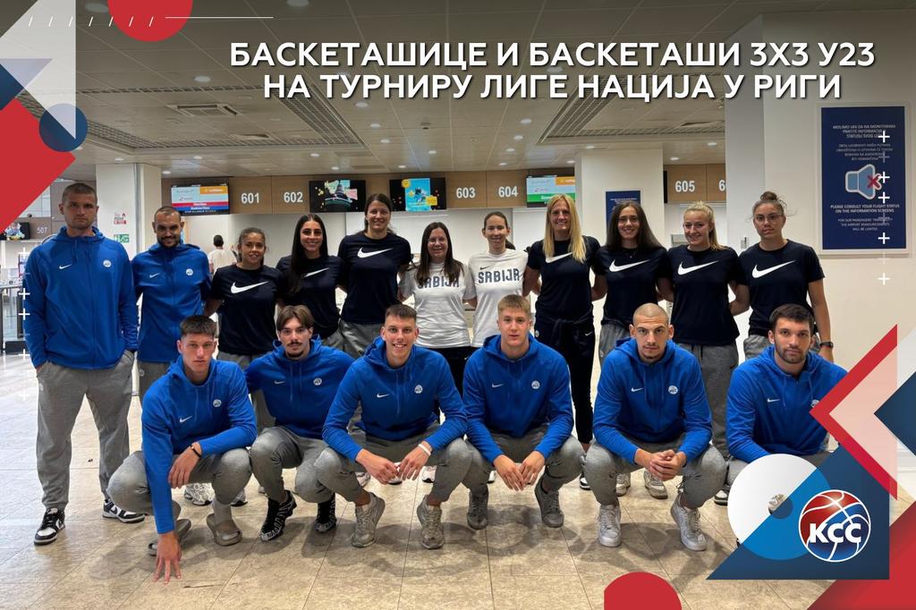 Младе У23 репрезентације Србије у баскету 3х3, женска и мушка, играју на три турнира Лиге нација, од 27. до 29. јуна у Летонији.

Више прочитајте на линку kss.rs/basketasice-i-… 📲