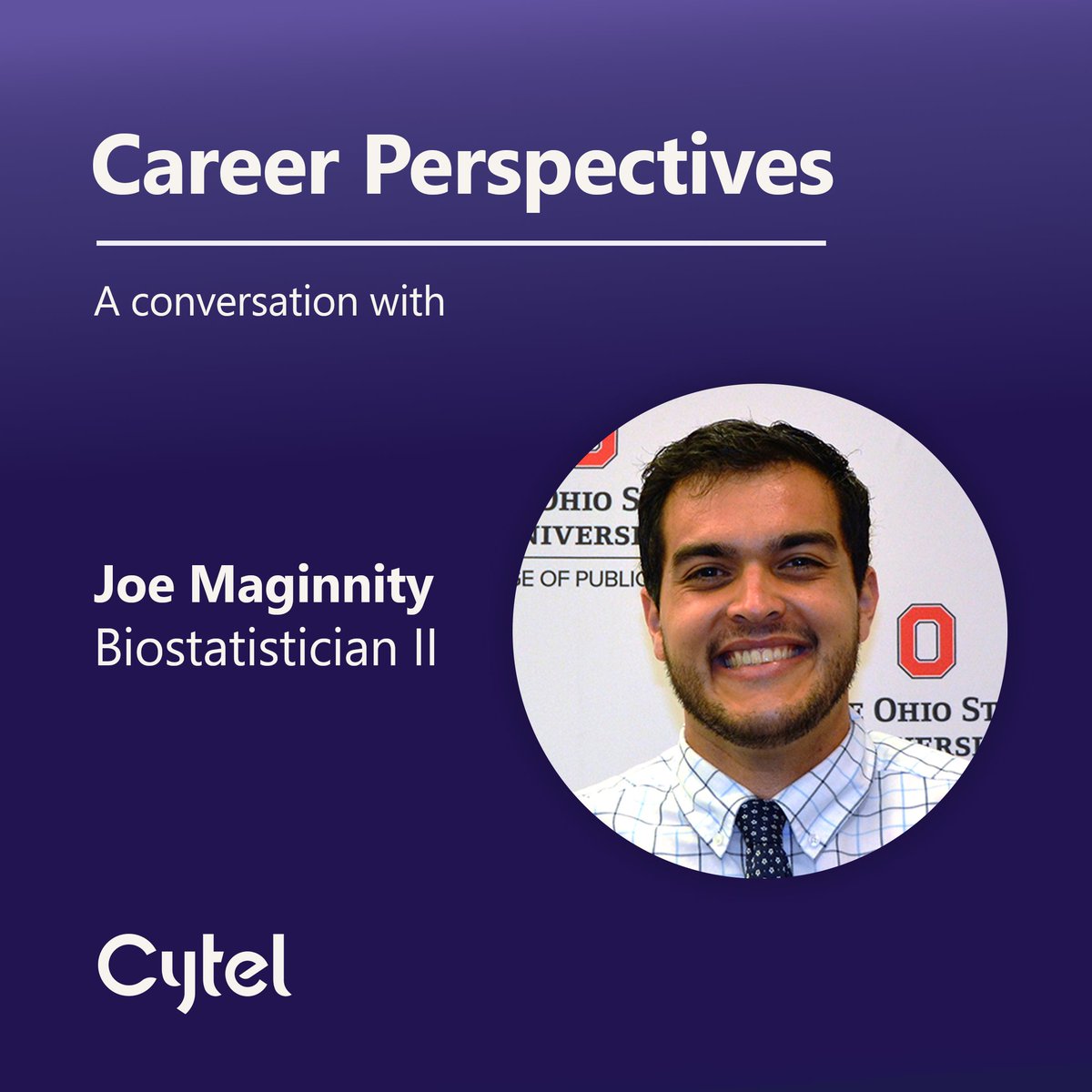 Joe Maginnity, Biostatistician II, shares insights into the collaborative nature of his role as a biostatistician in DMCs and how biostatistics is evolving alongside advances in AI and machine learning. hubs.ly/Q03tGkpR0 
#CytelWithoutQuestion #CareerPerspectives