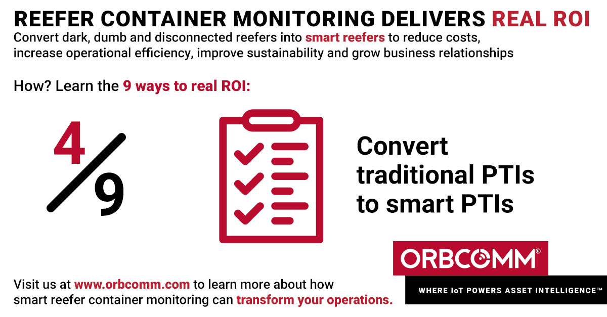💡 Cut energy costs with smart reefer monitoring! ❄️⚡
ORBCOMM tracks exact plug-in times, helping shipping lines avoid flat-rate overcharges.

✅ Accurate billing
✅ Terminal cost control

🔗 Learn more: zurl.co/5Tu4Y 
#SmartReeferMonitoring  #ColdChainEfficiency